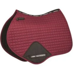 Weatherbeeta Prime Jump Shaped Saddle Pad 1000747 - Maroon Colour Maroon