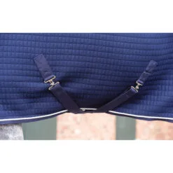 2022 Weatherbeeta Thermocell Standard Neck Cooler Fleece Rug 100621 - Navy / White -Weatherbeeta Shop 100621000320side.700x700