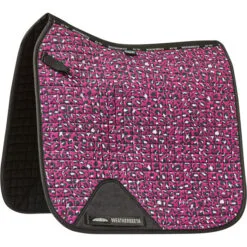 Weatherbeeta Shop 39 Weatherbeeta Prime Leopard Dressage Saddle Pad 1006959002 Pink Leopard Print