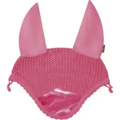 2022 Weatherbeeta Prime Marble Ear Bonnet 1008704 - Pink Swirl Colour Pink Swirl