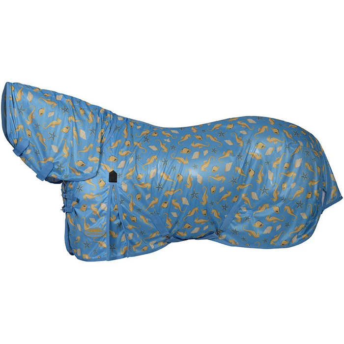2023 Weatherbeeta Comfitec Essential Mesh II Combo Neck - Seahorse Print Colour Seahorse Print 3 2023 Weatherbeeta Comfitec Essential Mesh II Combo Neck - Seahorse Print Colour Seahorse Print