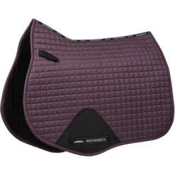 2023 Weatherbeeta Prime Jump Shaped Saddle Pad 1000747 - Mulberry Colour Mulberry