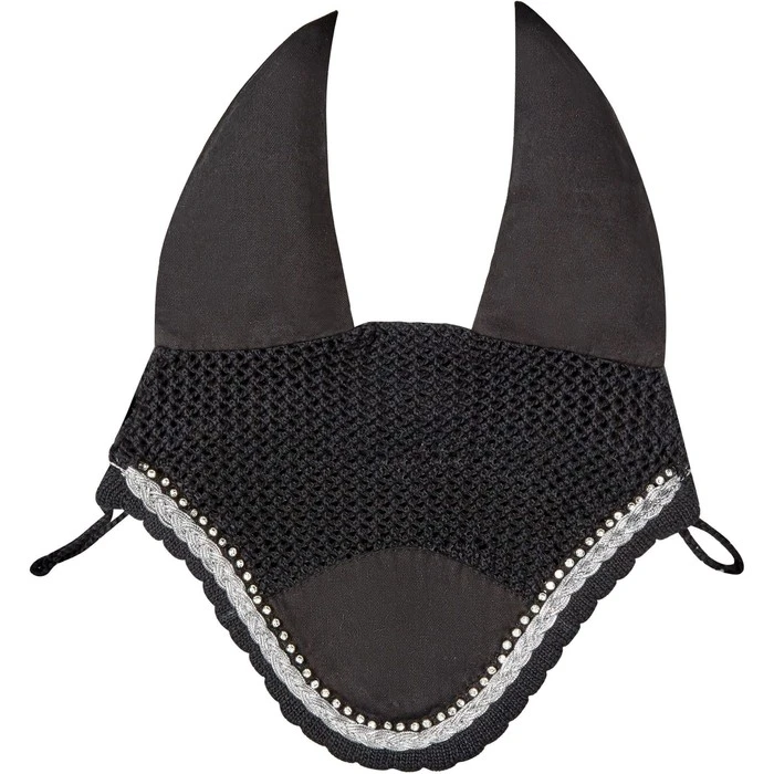 2022 Weatherbeeta Prime Bling Ear Bonnet 1002757 - Black Colour Full 3 2022 Weatherbeeta Prime Bling Ear Bonnet 1002757 - Black Colour Full