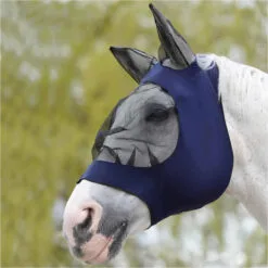 2023 Weatherbeeta Breeze Fly Rug With FREE Fly Mask WFRFM1 - White / Navy -Weatherbeeta Shop 6370 Mask20bundle.700x700