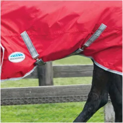 2022 Weatherbeeta Comfitec Classic Lite Combo Neck Turnout Rug - Red / Silver Colour Red/Silver -Weatherbeeta Shop Weatherbeeta Comfitec Classic Combo Neck Lite Red 3.700x700