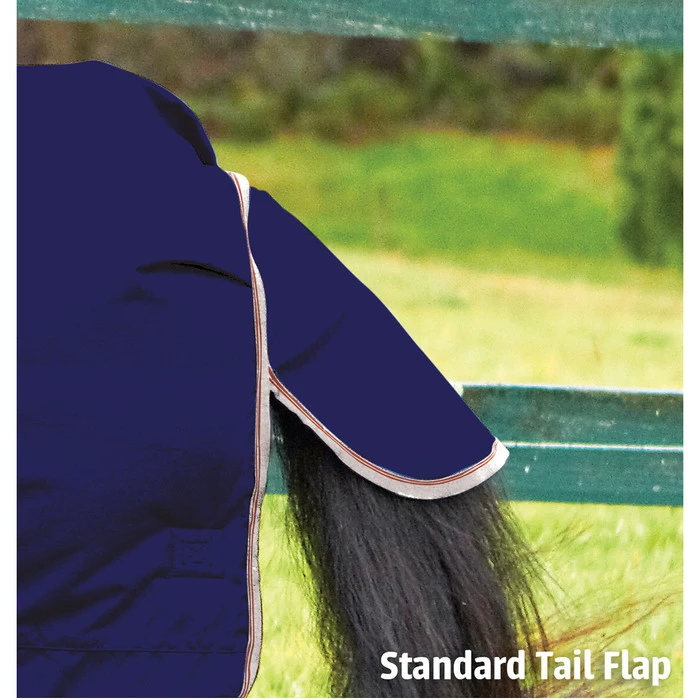 2022 Weatherbeeta Comfitec Essential Medium Standard Neck Turnout Rug - Navy / Silver / Red 5 2022 Weatherbeeta Comfitec Essential Medium Standard Neck Turnout Rug - Navy / Silver / Red - Image 3