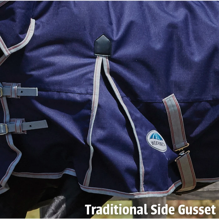 2022 Weatherbeeta Comfitec Essential Medium Standard Neck Turnout Rug - Navy / Silver / Red 7 2022 Weatherbeeta Comfitec Essential Medium Standard Neck Turnout Rug - Navy / Silver / Red - Image 5