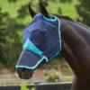 Weatherbeeta Comfitec Fine Mesh Mask With Nose - Navy / Turquoise Colour Navy/Turquoise 2 Weatherbeeta Comfitec Fine Mesh Mask With Nose - Navy / Turquoise Colour Navy/Turquoise -Weatherbeeta Shop Weatherbeeta Comfitec Fine Mesh Mask With Nose Navy.700x700