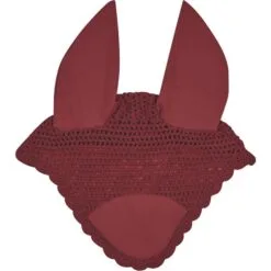 Weatherbeeta Prime Ear Bonnet - Maroon Colour Maroon